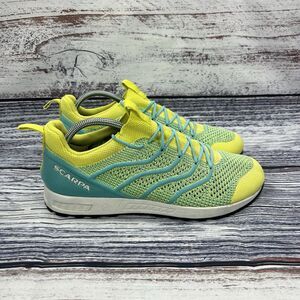 Scarpa Gecko Air Flip Spring Green Yellow Sneakers, Women’s Size 10